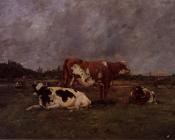 尤金 布丹 : Cows in Pasture